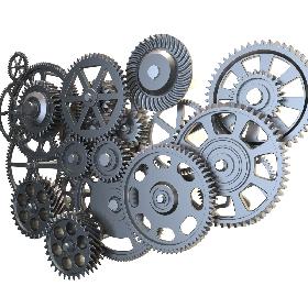 3D model Gear mechanism set